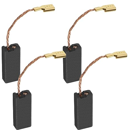 Be In Your Mind 4 Piezas de Repuesto de Escobillas de Carbón Compatible con Bosch GWS 7 125 Amoladora Herramientas Eléctricas Cepillos de Carbón Accesorios de Herramientas Eléctricas 5x8x18mm