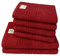Dyckhoff 6-TLG Premium Bio Frottier Handtuch Set Nature, 4 Handtücher (50x100cm) 2 Duschtücher (70x140cm), Amarena, GOTS Zertifiziert