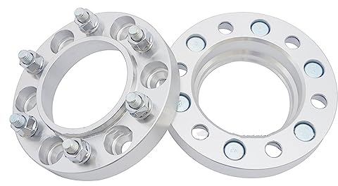 GRFIT Auto Spurverbreiterungen 2 Stücke Für Toyota Für Hilux Für FJ Cruiser Für SW4 Für 4 Runne PCD 6x139,7 6x5,5 | CB 106,1MM | Dicker 25-mm-Auto-Radabstandshalter-Adapter Spurverbreiterung