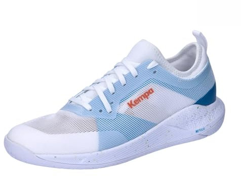 Kempa Herren Handballschuhe Kourtfly Weiß/Blau 42