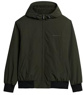Superdry Herren Surplus Bomberjacke mit Kapuze aus Nylon Surplus Goods Olivgrün XXL