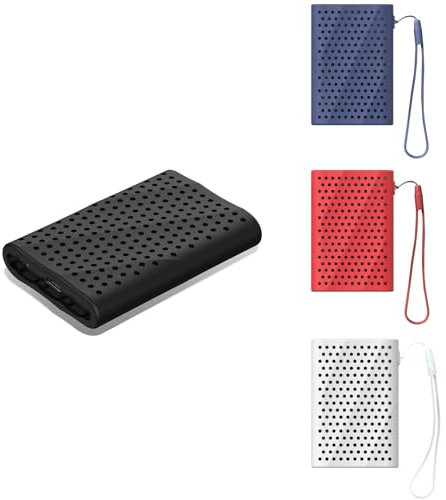 pour Samsung T9 SSD Hard Disk Etui de Protection Housse de Protection en Silicone Antichoc pour Samsung T9 SSD (Black)