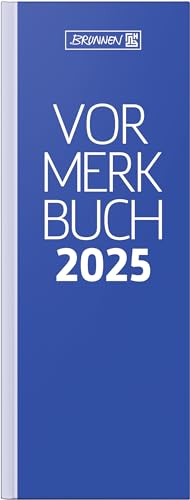 BRUNNEN Vormerkbuch Mod. 784 2025 | 108×297 mm, Papier, blau