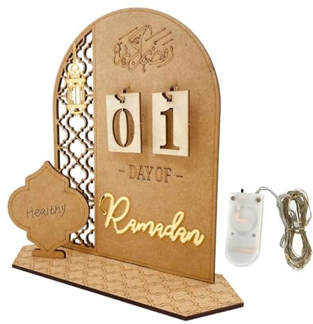 Ramadans Kalender - Adventskalender- | Ramadans Geschenke Ramadans Kalender Ramadans Deko Eid Mubaraks Dekoration Set Für Muslimische Ramadans- Heimdekoration