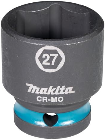 Makita E-16215 Impact Socket 1/2 Inch SW27 Short Impact Black