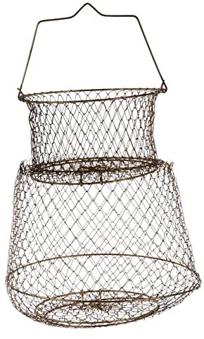 Mipcase Wire Mesh Fish Cage Folding Fishing Trap Cage Net for Outdoor Sea Fishing Tackle Portable Minnow Trap Material
