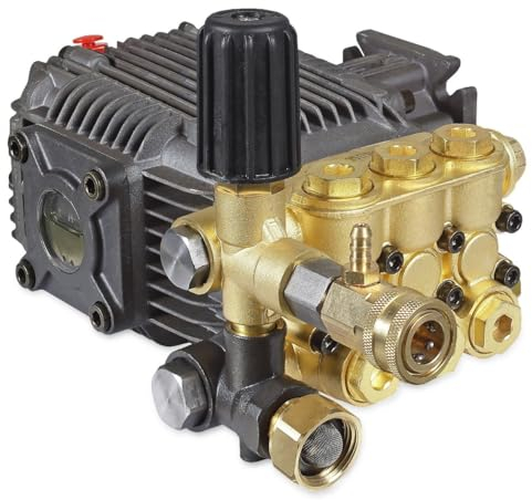 Varan Motors Pompe axiale HP 28 mm 3000 Psi 205 bar par exemple pour nettoyeur haute pression, axe 28 mm