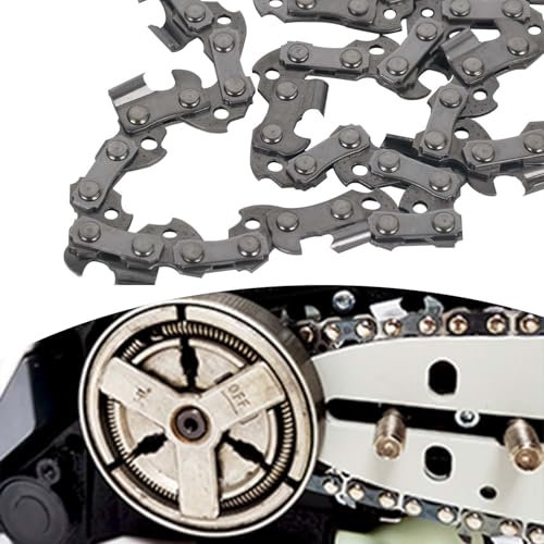 SUUFOO Cadena de motosierra de 10 pulgadas, 40 eslabones de transmisión, paso de perfil bajo de 3/8 pulgadas, calibre 50 pulgadas, cadena de motosierra de retroceso bajo compatible con Craftsman,