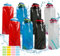 Elepl 8 Pièce Gourde Souple 500ML Bouteilles D'Eau Pliable Réutilisable Bouteille Pliable avec Crochet pour la Randonnée les Aventures les Voyages (Noir/Blanc/Bleu/Rouge)