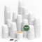 Horeca Collection - 3000 Vasos de Café Blanco - 166 cc - Vaso Vending Bicolor para Dispensadores Automáticos y Manuales - Maquinas de Café - Maquinas Vending - Máquina Expendedora