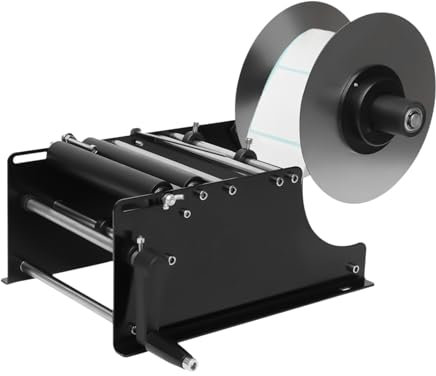 Mermajestic Manual Round Bottle Labeling Machine, Freestanding Label Applicator Machine, Adjustable Labeler Label Applicator Machine 10-30pcs/min MT-30 for Width 10-110mm Length 10-300mm Label