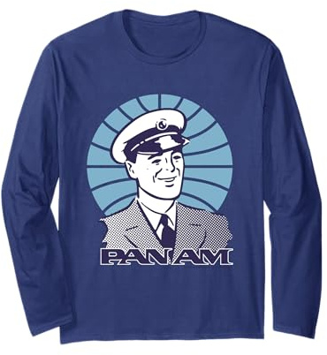 Pan Am Pilot Smile Long Sleeve T-Shirt