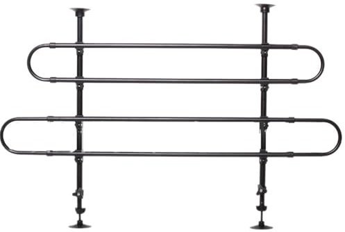 TOOSOAR Malla Metalica Coche, Perro Rejilla Coche, Ajustable Separación Rejilla Coche Bota Perro