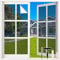 LEMON CLOUD Spiegelfolie Silber - Sonnenschutzfolie Fenster innen, Sichtschutz Fensterfolie von aussen Blickdicht Durchsichtig, Statische Selbstklebend, 75 X 200 cm mit Werkzeug
