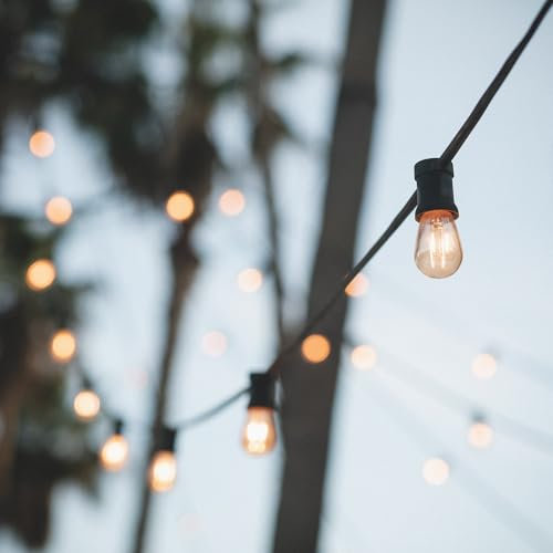 LEDKIA LIGHTING Douille E27 IP44 pour Câble Électrique Plat de Guirlance (Pack 10 unités) Noir