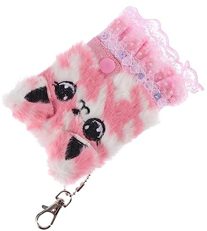 Toyvian Peluche Adorabile Forma Di Gonna Di Animale Taccuino Per Studenti Viaggio Lavoro Diario Note Idee Resistente (leopardato Rosa)