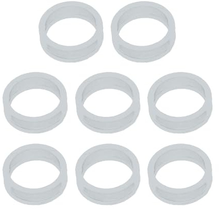 Set of 8 Analogs Stick Defense Rings Not Wear Silicone Covers Ensures Long Service Performances for P5 Controllers Thumbstick Not Wear Rings