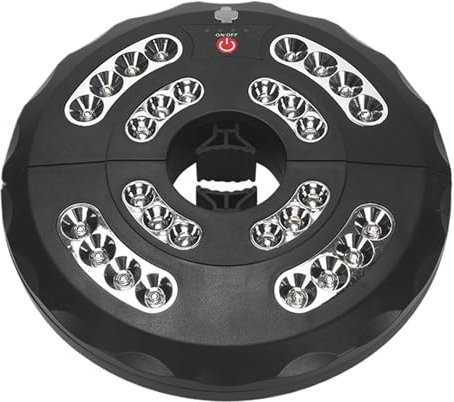 Rrlihjgu Luce per ombrellone da esterno, ricaricabile per esterni, impermeabile, 3 modalità regolabili, lampada ricaricabile per cortile, barbecue, riunioni, cortile, piscina, campeggio, giardino