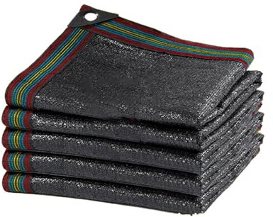 Toile pare-soleil de 3 x 6 m pour serre de jardin – Bâche en maille avec œillets, parfait pour pergola de cour et protection des plantes (6 x 9 m)