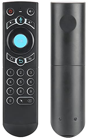 SUNGOOYUE 2,4 G Air Mouse, Kabellose Tastatur-Fernbedienung mit Sprachsteuerung und IR-Lernfunktion, für PC Laptop