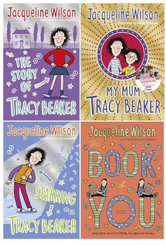 Jacqueline Wilson 4 Books Set (My Mum Tracy Beaker [Hardcover], The Book of You, The Story of Tracy Beaker, Starring Tracy Beaker)