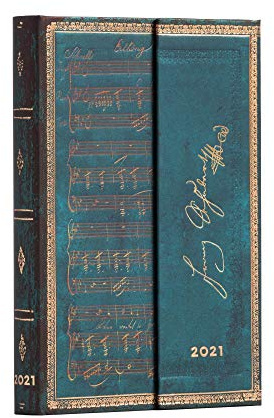 Paperblanks 12-Monatskalender 2021 Schubert, Erlkönig | Verso | Mini (100 × 140 mm) DD6683-5