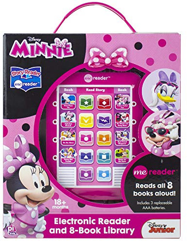 Disney Minnie Mouse - Me Reader Electronic Reader and 8 Sound Book Library - Pi Kids: Electronic Reader and 8-Book Library
