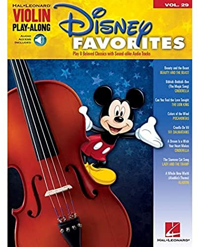 Violin Play-Along Volume 29: Disney Favorites: Play-Along, CD für Violine (Hal Leonard Violin Play-along, Band 29): Violin Play-Along: Volume 29 - 8 Favorites