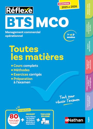 Toutes les matières - BTS MCO - Réflexe - Examen 2026 (7)