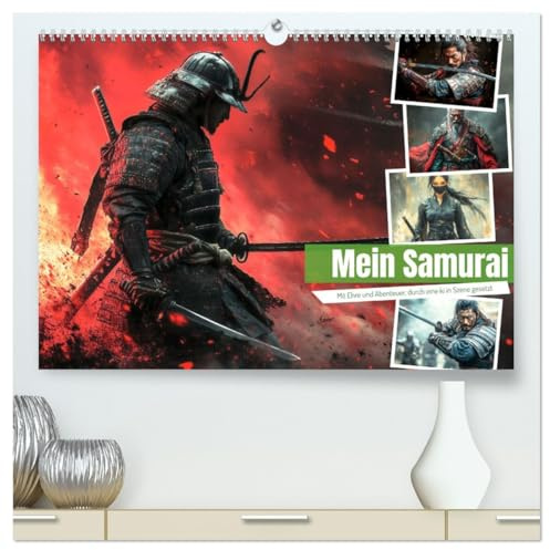 Mein Samurai (hochwertiger Premium Wandkalender 2026 DIN A2 quer), Kunstdruck in Hochglanz: Erlebe die Weisheit, Ehre und Disziplin, die den Weg des ... inspirieren. (CALVENDO Menschen)