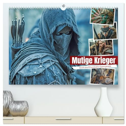 Mutige Krieger (hochwertiger Premium Wandkalender 2026 DIN A2 quer), Kunstdruck in Hochglanz: Entdecken Sie die Legenden und Epen, die die Welt ... der kriegerischen Helden. (CALVENDO Menschen)