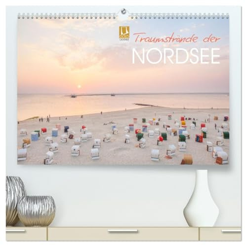 Traumstrände der Nordsee (hochwertiger Premium Wandkalender 2026 DIN A2 quer), Kunstdruck in Hochglanz: Deutschlands Sandparadiese im Nordwesten auf brillanten Bildern. (CALVENDO Orte)
