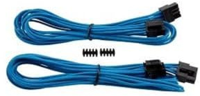 Corsair CP-8920168 Premium Individually Sleeved EPS12V/ATX12V Cables, Blue PSUs
