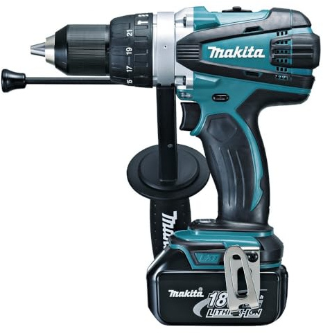 Makita DHP458Z 18V 2 Speed Heavy Combi Drill Body with 1 x 5.0Ah Battery BL1850