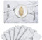 Menghao 6 PCS Wasserdicht Platzdeckchen Umweltfreundliche Materialien, mehrere Styles leicht reinigen für Kinder Educational Learning Küche Dinner Party Marble