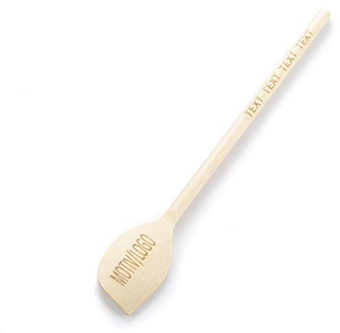 Tuuli Kitchen Cuchara de Cocina de Madera con Grabado láser Personalizado Regalo Ideal