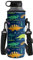 UOIMAG Kids Neoprene Water Bottle Carrier Shoulder Strap Sling Insulated Bottle Bag Case Cover Cartoon Dinosaur Bottle Pouch Bag Large Size 1L