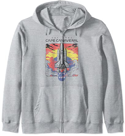NASA Color By Number Cape Canaveral Kapuzenjacke