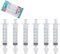 6 Pièces Aspirateur Nasal Bébé 10ML, Aolkee seringue nasale bebe, pipette nez bébé, Irrigateur nasal professionnel réutilisable, Nettoyeur de nez avec embout d'aspiration nasale en silicone