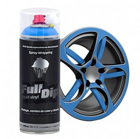 Spray Full Dip | Vinilo líquido | Aerosol 400 ml | FullDip (Azul metalizado)