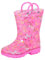 ScruffyTed Stivali da pioggia per bambini con manici da infilare e disegno di unicorno rosa, taglia 8 UK per bambini.