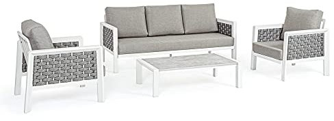BIZZOTTO Otavio Garten-Wohnzimmer mit Sofa 2 Sessel Couchtisch