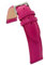 diloy XL Lederarmband für klassische Uhr glattes genähtes Rindsleder gepolstert Speziallänge Größen 10mm 12mm 14mm 16mm 18mm 20mm 22mm 24mm 26mm 28mm 30mm 302EL Rosa 18mm