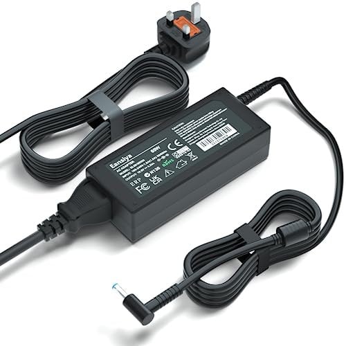 65W AC Adapter Laptop Charger for HP Envy 13 15 17 15t 15m 17m X360 15-1039wm 15-1033wm 15-1010dx 15-w237cl 15-w110nr 15-ee1093cl 15m-eu0033dx 15-u010dx 17m-ch0013dx Notebook Power Supply Cord
