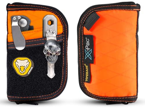 VIPERADE VE10 Small EDC Pocket Pouch, Compact Nylon EDC Organizer Pouch for Men, Small Tool Organiser with 7 Pockets, Mini Tool Organizer for Multitools