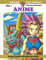 Ruhiges Malbuch für Kinder und Jungen - Anime - Viele Malvorlagen