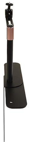 Projector Mount, No Hole Punching Projector Stand 24‑40CM Adjustable Angle Projector Tripod Holder 1/4in Screw Thread for Sofa Bed Bedside (Black)
