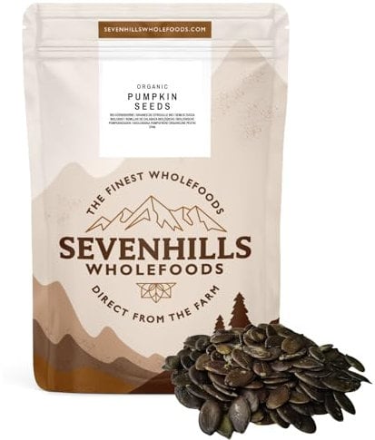 Sevenhills Wholefoods Organic European Pumpkin Seeds 900g from Austria