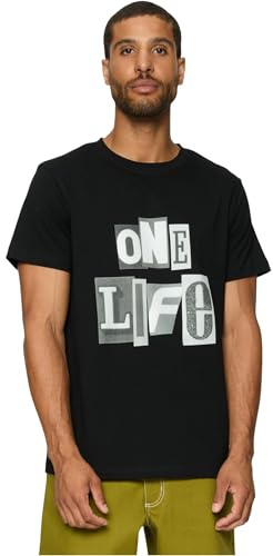 Mister Tee Herren T-Shirt One Life Tee Black S