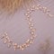 BERYUAN Pearls Leaves Wedding Hair Vine Rose Gold Leaf Bride Headpiece Women Girls Wedding Hair Accessories Pearls Wedding Hairpiece for Brides Bridesmaid Girls (rose gold)